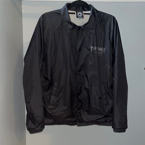 Thrasher SKATE AND DESTROY Coach Jacket in Black